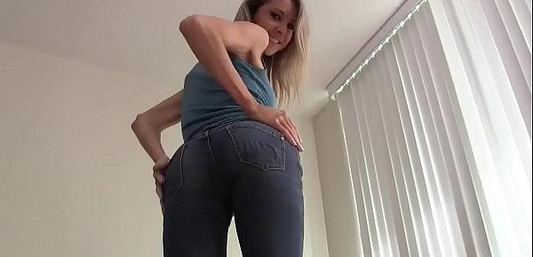  These tight ass hugger jeans are really hot JOI